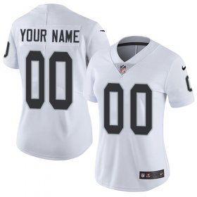 Wholesale Cheap Nike Las Vegas Raiders Customized White Stitched Vapor Untouchable Limited Women\'s NFL Jersey