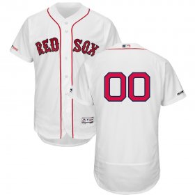 Wholesale Cheap Boston Red Sox Majestic Home Flex Base Authentic Collection Custom Jersey White