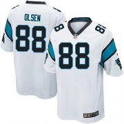 Wholesale Cheap Nike Panthers #88 Greg Olsen White Youth Stitched NFL Elite Jersey