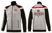 Wholesale Cheap NFL Cleveland Browns Victory Jacket Grey