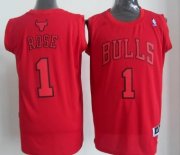Wholesale Cheap Chicago Bulls #1 Derrick Rose Revolution 30 Swingman Red Big Color Jersey