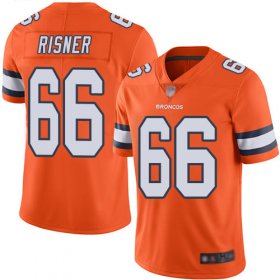 Wholesale Cheap Nike Broncos #66 Dalton Risner Orange Men\'s Stitched NFL Limited Rush Jersey
