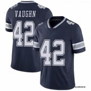 Wholesale Cheap Men's Dallas Cowboys #42 Deuce Vaughn Navy Vapor Limited Stitched Jersey