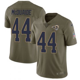 Wholesale Cheap Nike Rams #44 Jacob McQuaide Olive Men\'s Stitched NFL Limited 2017 Salute to Service Jersey