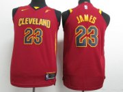 Cheap Nike Cavaliers #23 LeBron James Red Stitched Youth NBA Swingman Jersey