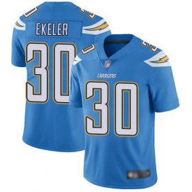 Wholesale Cheap Nike Chargers #30 Austin Ekeler Electric Blue Alternate Men\'s Stitched NFL Vapor Untouchable Limited Jersey