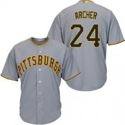 Wholesale Cheap Pirates #24 Chris Archer Grey New Cool Base Stitched MLB Jersey