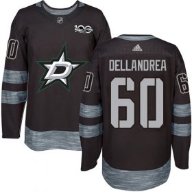 Cheap Adidas Stars #60 Ty Dellandrea Black 1917-2017 100th Anniversary Stitched NHL Jersey