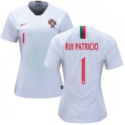 Wholesale Cheap Women's Portugal #1 Rui Patricio Away Soccer Country Jersey