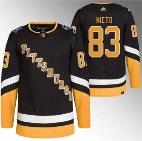 Wholesale Cheap Men\'s Pittsburgh Penguins #83 Matt Nieto Black 2021-22 Alternate Primegreen Stitched Jersey