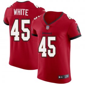 Wholesale Cheap Tampa Bay Buccaneers #45 Devin White Men\'s Nike Red Vapor Elite Jersey
