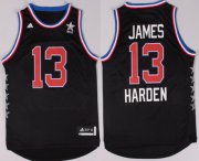 Wholesale Cheap 2015 NBA Western All-Stars #13 James Harden Revolution 30 Swingman Black Jersey