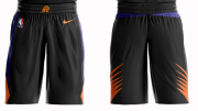 Wholesale Cheap Men's Phoenix Suns Nike Black Short
