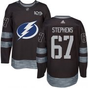 Cheap Adidas Lightning #67 Mitchell Stephens Black 1917-2017 100th Anniversary Stitched NHL Jersey