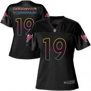 Wholesale Cheap Nike Buccaneers #19 Breshad Perriman Black Women's NFL Fashion Game Jersey