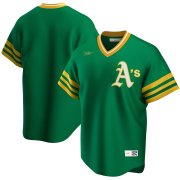 Wholesale Cheap Oakland Athletics Nike Road Cooperstown Collection Team MLB Jersey Kelly Green