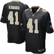 Wholesale Cheap Nike Saints #41 Alvin Kamara Black Team Color Youth Stitched NFL Elite Jersey
