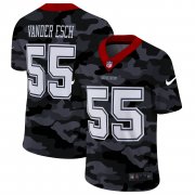 Cheap Dallas Cowboys #55 Leighton Vander Esch Men's Nike 2020 Black CAMO Vapor Untouchable Limited Stitched NFL Jersey