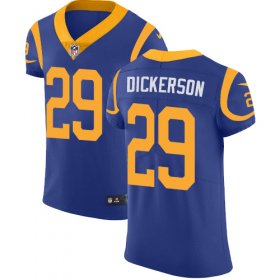 Wholesale Cheap Nike Rams #29 Eric Dickerson Royal Blue Alternate Men\'s Stitched NFL Vapor Untouchable Elite Jersey