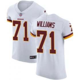 Wholesale Cheap Nike Redskins #71 Trent Williams White Men\'s Stitched NFL Vapor Untouchable Elite Jersey