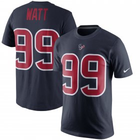 Wholesale Cheap Houston Texans #99 J.J. Watt Nike Color Rush Player Pride Name & Number T-Shirt Navy