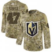 Wholesale Cheap Adidas Golden Knights #47 Luca Sbisa Camo Authentic Stitched NHL Jersey