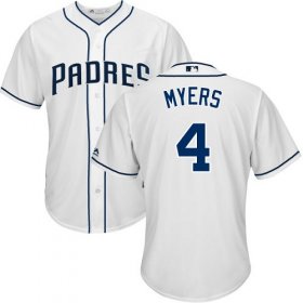 Wholesale Cheap Padres #4 Wil Myers White Cool Base Stitched Youth MLB Jersey
