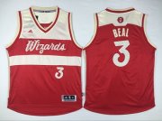 Wholesale Cheap Men's Washington Wizards #3 Bradley Beal Revolution 30 Swingman 2015 Christmas Day Red Jersey