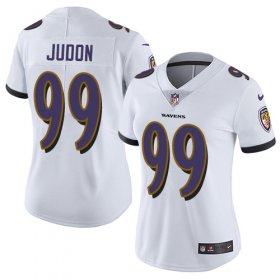 Wholesale Cheap Nike Ravens #99 Matthew Judon White Women\'s Stitched NFL Vapor Untouchable Limited Jersey