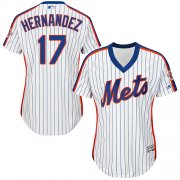 Wholesale Cheap Mets #17 Keith Hernandez White(Blue Strip) Alternate Women's Stitched MLB Jersey