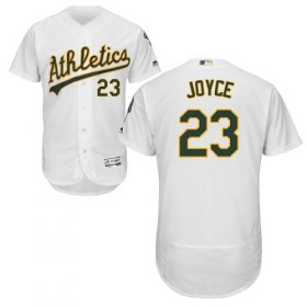 Wholesale Cheap Athletics #23 Matt Joyce White Flexbase Authentic Collection Stitched MLB Jersey