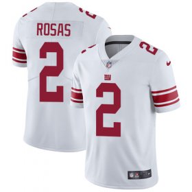 Wholesale Cheap Nike Giants #2 Aldrick Rosas White Men\'s Stitched NFL Vapor Untouchable Limited Jersey