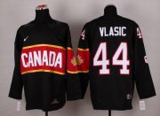 Wholesale Cheap Olympic 2014 CA. #44 Marc-Edouard Vlasic Black Stitched NHL Jersey