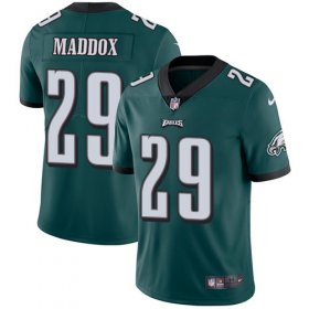 Wholesale Cheap Nike Eagles #29 Avonte Maddox Midnight Green Team Color Men\'s Stitched NFL Vapor Untouchable Limited Jersey