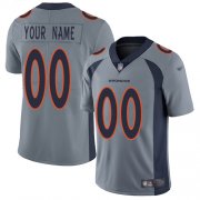 Wholesale Cheap Nike Denver Broncos Customized Gray Men's Stitched NFL Limited Inverted Legend Jersey