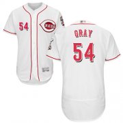 Wholesale Cheap Reds #54 Sonny Gray White Flexbase Authentic Collection Stitched MLB Jersey
