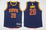 Wholesale Cheap Men's Cleveland Cavaliers #26 Kyle Korver Navy Blue adidas Revolution 30 Swingman Stitched NBA Jersey