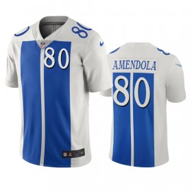 Wholesale Cheap Detroit Lions #80 Danny Amendola White Blue Vapor Limited City Edition NFL Jersey