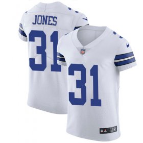 Wholesale Cheap Nike Cowboys #31 Byron Jones White Men\'s Stitched NFL Vapor Untouchable Elite Jersey