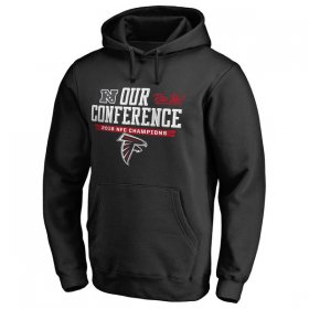 Wholesale Cheap Men\'s Atlanta Falcons Pro Line by Fanatics Branded Black 2016 NFC Conference Champions Big & Tall Our Conference Pullover Hoodie