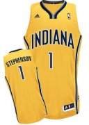 Wholesale Cheap Indiana Pacers #1 Lance Stephenson Yellow Swingman Jersey