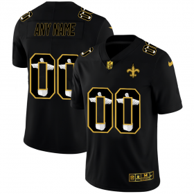 Wholesale Cheap New Orleans Saints Custom Men\'s Nike Carbon Black Vapor Cristo Redentor Limited NFL Jersey