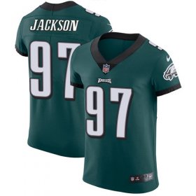 Wholesale Cheap Nike Eagles #97 Malik Jackson Midnight Green Team Color Men\'s Stitched NFL Vapor Untouchable Elite Jersey