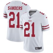 Wholesale Cheap Nike 49ers #21 Deion Sanders White Men's Stitched NFL Vapor Untouchable Limited Jersey