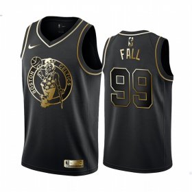 Wholesale Cheap Men\'s Boston Celtics #99 Tacko Fall Black Golden Edition Jersey