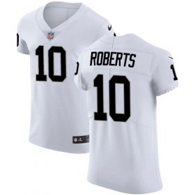 Wholesale Cheap Nike Raiders #10 Seth Roberts White Men\'s Stitched NFL Vapor Untouchable Elite Jersey