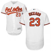Wholesale Cheap Orioles #23 Joey Rickard White Flexbase Authentic Collection Stitched MLB Jersey