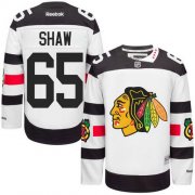 Wholesale Cheap Blackhawks #65 Andrew Shaw White 2016 Stadium Series Stitched Youth NHL Jersey