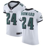 Wholesale Cheap Nike Eagles #24 Jordan Howard White Men's Stitched NFL Vapor Untouchable Elite Jersey