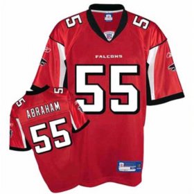 Wholesale Cheap Falcons #55 John Abraham Red Stitched NFL Jersey